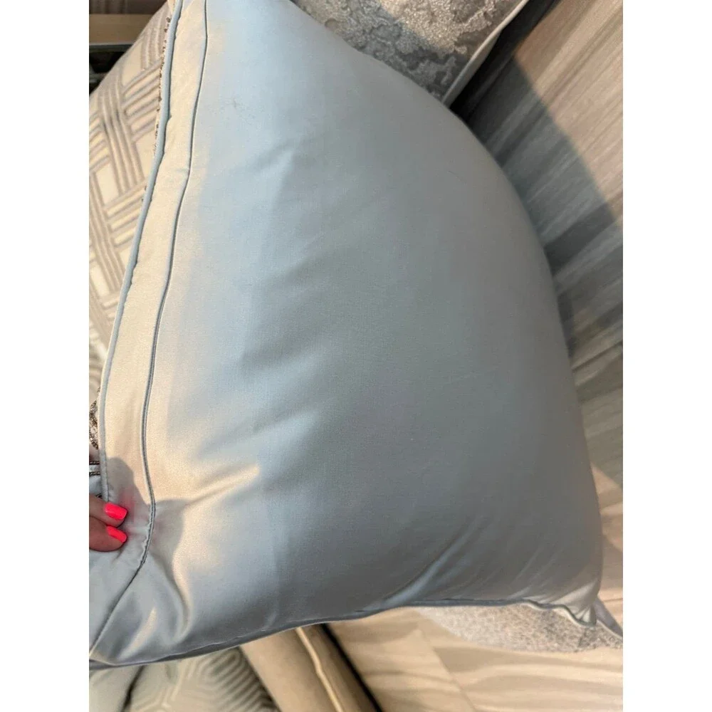 Brand new Hotel Collection Lithos beaded decorative pillow